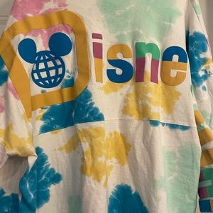 Tie Dye Walt DisneyWorld Spirit Jersey, EUC XXL